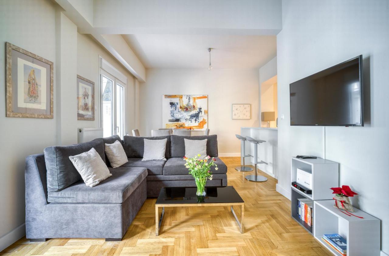 Lovely Sunlit Central Athens 2 Bedroom 2 Bathroom Condo Eksteriør billede