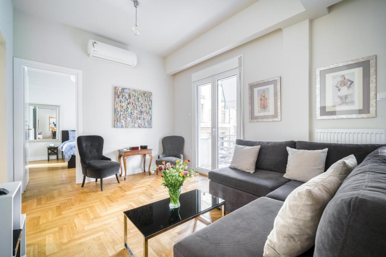 Lovely Sunlit Central Athens 2 Bedroom 2 Bathroom Condo Eksteriør billede
